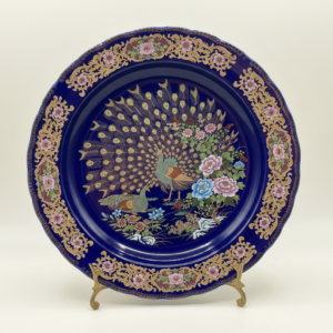 luxury peacock plate (taous plate)
