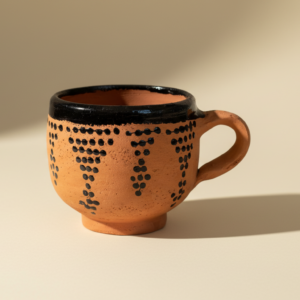 handmade moroccan clay cup
