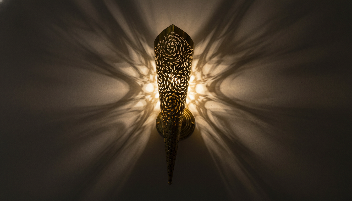 handcrafted moroccan brass wall lamp handcrafted moroccan brass wall lamp