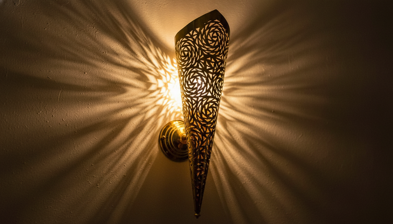 handcrafted moroccan brass wall lamp handcrafted moroccan brass wall lamp
